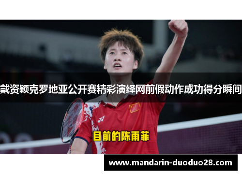 戴资颖克罗地亚公开赛精彩演绎网前假动作成功得分瞬间