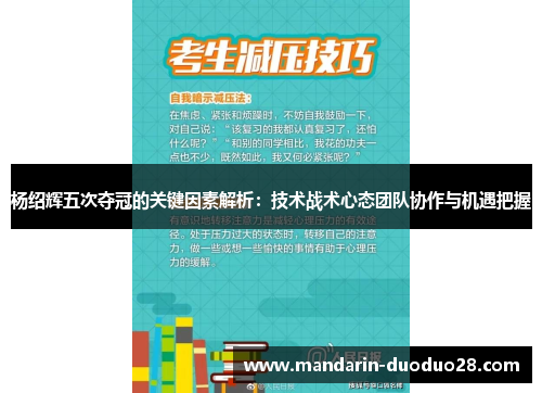 杨绍辉五次夺冠的关键因素解析:技术战术心态团队协作与机遇把握 杨绍辉五次夺冠的关键因素解析:技术战术心态团队协作与机遇把握