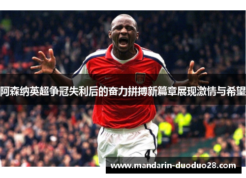 阿森纳英超争冠失利后的奋力拼搏新篇章展现激情与希望 阿森纳英超争冠失利后的奋力拼搏新篇章展现激情与希望